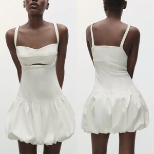 Zara White Mini Dress